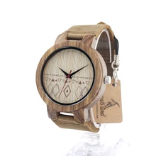 BOBO C19 Mujer Relojes de Primeras Marcas de Lujo 2016 de Las Señoras de Madera de AVES la Famosa Marca de relojes de Cuarzo Reloj para Hombre en Caja de Regalo De Bambú