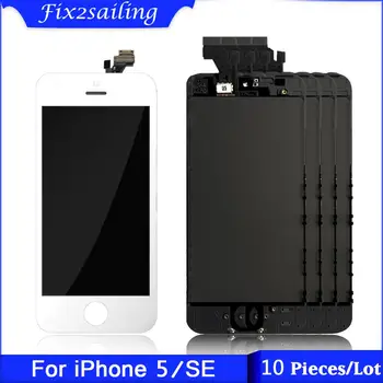 

10 Pieces/Lot AAA+++ Quality for iPhone 5 5C 5S SE LCD Display + Touch Screen Digitizer Full Assembly