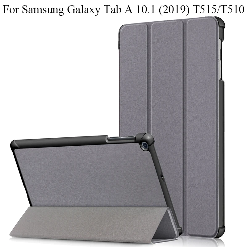 Чехол для Samsung Galaxy Tab A 10 1 2019 Складывающийся втрое книжка с подставкой Магнитный