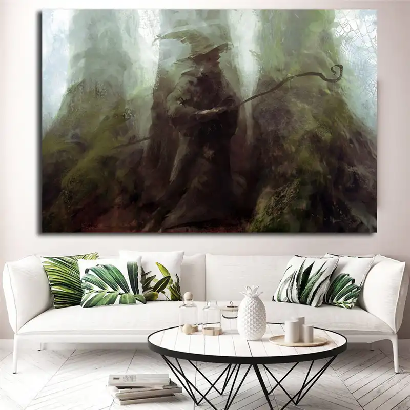 Lord Of The Rings Mirkwood Elf Lotr Hobbit Canvas Painting Print Rings Mirkwood Elf Lotr Hobbit