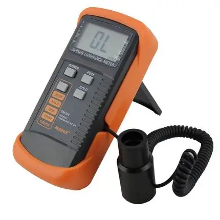 

SM208 Screen luminance meter Transmission tester TV screen brightness tester Light Meter range: 0.01-39990cd/m2