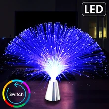 Farol LED de fibra óptica para decoración del hogar, luces LED coloridas de Ambiente, cielo estrellado, fiesta de boda y Navidad