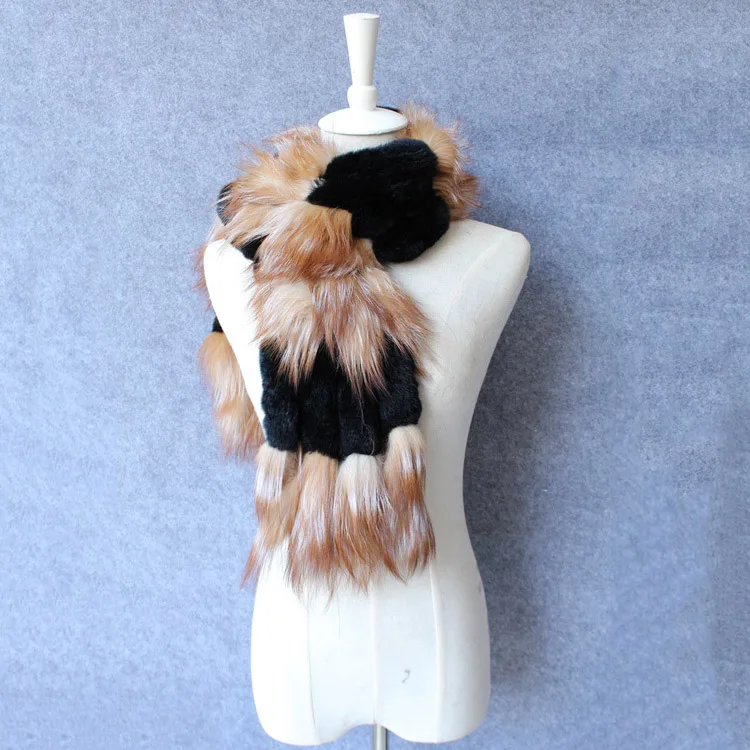  Fox Fur carf Real rex rabbit Fur  (5)