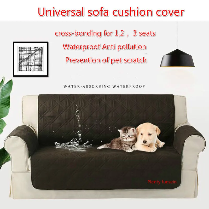 

Sofa Couch Cover Chair Throw Pet anti-scratch Dog Kids Mat Furniture Protector Reversible Washable Removable Slipcovers 123Seat