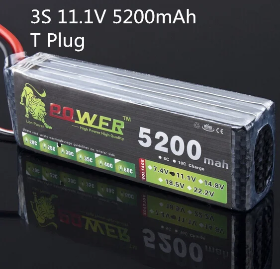 Аккумулятор LION POWER 3s 11,1 v 1500mAh 2200mah 2800mah 3000mah 4200mah 5200mah lipo аккумулятор для дрона радиоуправляемого вертолета автомобиля лодки - Цвет: Светло-серый