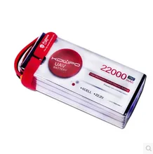 2017 New Arrival KUDIAN XT60 22.2V 22000mAh 6S 25C Lipo Battery for RC Drone