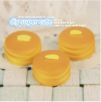 

50pcs/16*8mm resin food cheese bread Fake Faux food flat back kawaii cabochon