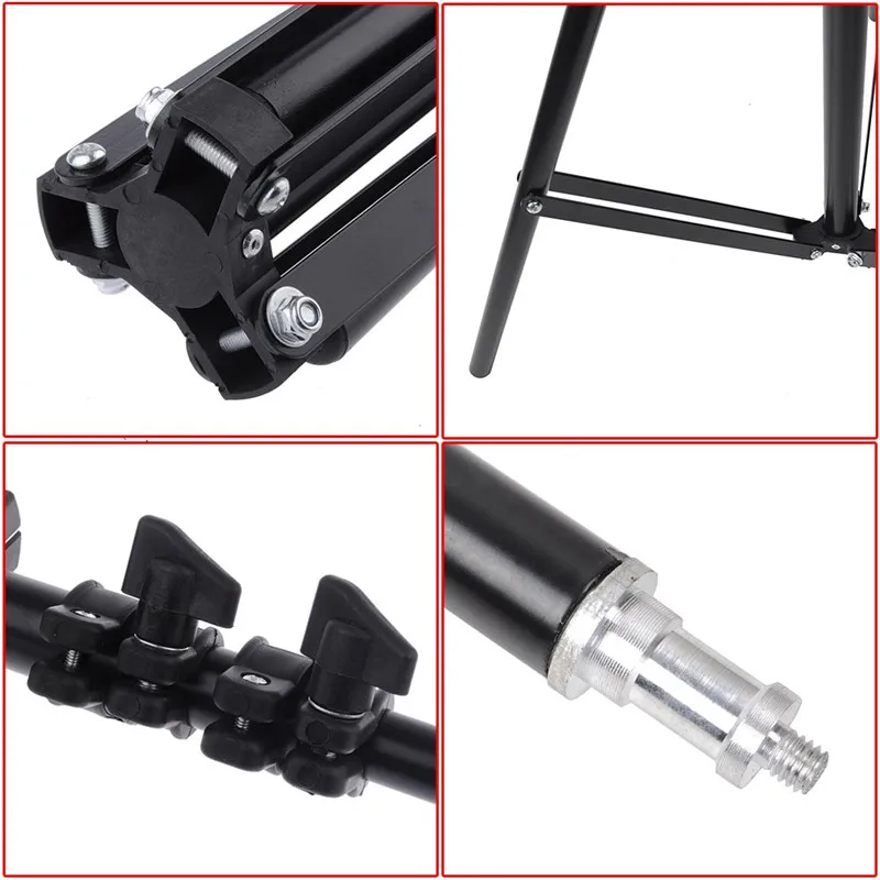 50 70 160 200CM Photography Tripod Light Stands Photo Studio Relfectors Softboxes Lights Background
