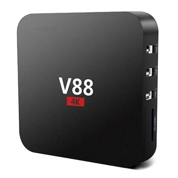 

Home Theater V88 RK3229 Smart TV Set-Top Box Player 4K Quad-Core 8GB WiFi Media Player TV Box Smart HDTV Box Applies to Androi