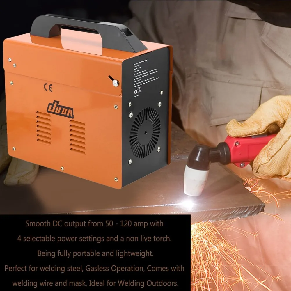 

JUBA MIG-130 No-Gas Welding Machine 230V Electric Welding Machine Gasless MIG Weldering Equipment Welding Tools UK Socket