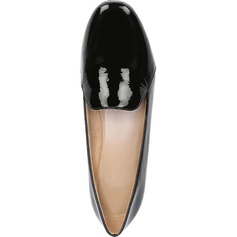 Spring Autumn Black Round Toe Flat Loafers Woman Large Size 11 12 16 For Ladies Office Footwear Soft Shoes Fashion Mature