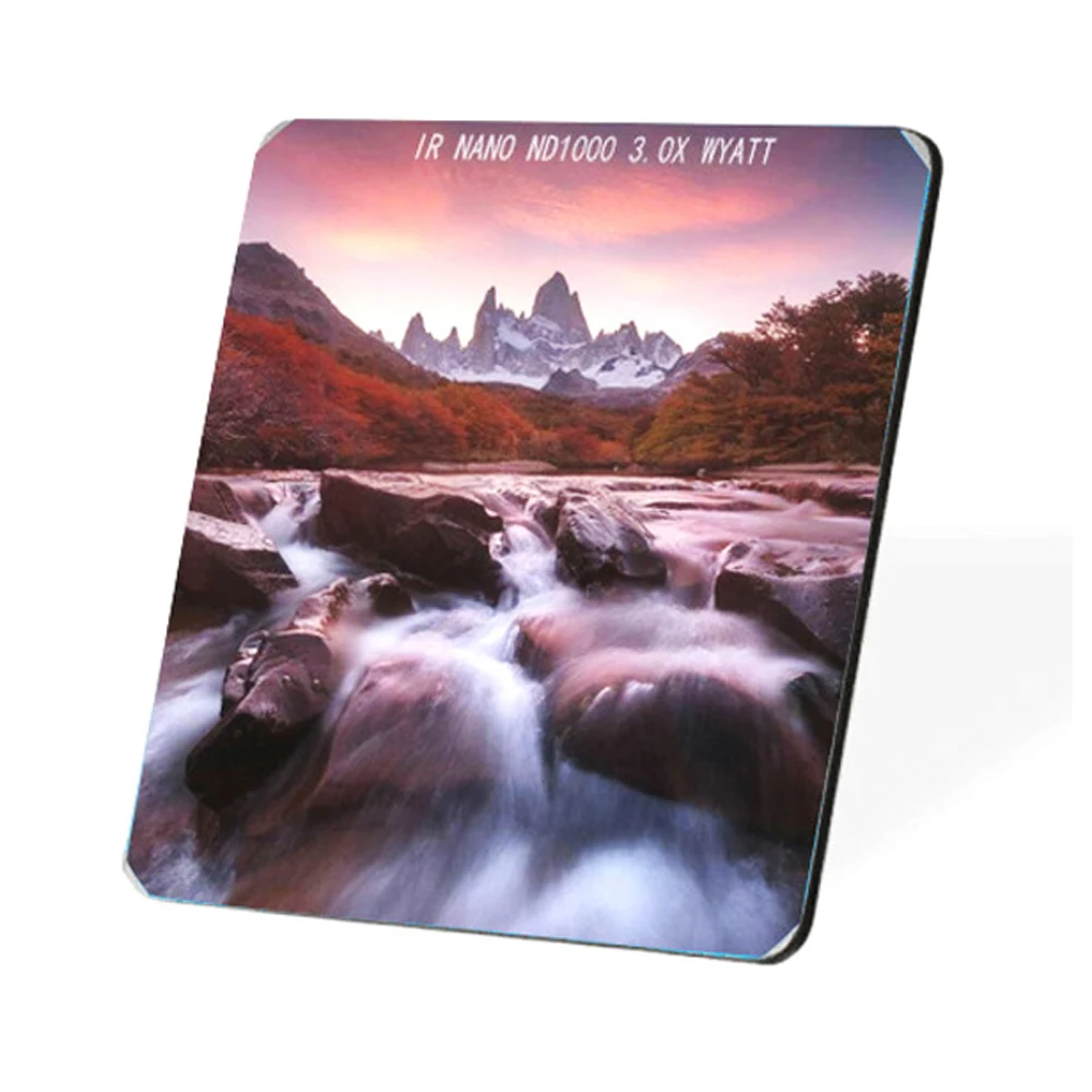 Goede WYATT Vierkante 150x150mm IR Nano multi coated Neutrale Dichtheid Grey ND3.0 1.8 0.9 ND1000 64 8 10 6 3 Stopt Optische Glazen Filter