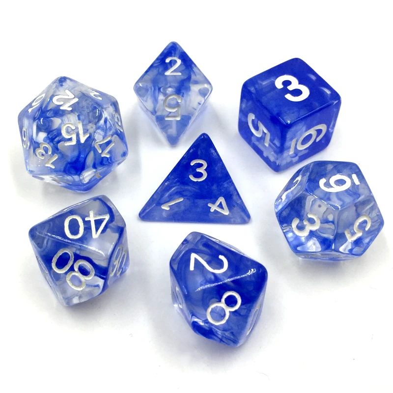 Rollooo Nebula Dice 7 шт./компл. D4 D6 D8 D10 D % D12 D20|Кубики| |