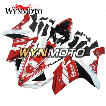 

Complete ABS Plastic Injection White Red Black Covers Motorcycle Fairings For Yamaha YZF R1 Year 2007 2008 Fairing Kit Hulls