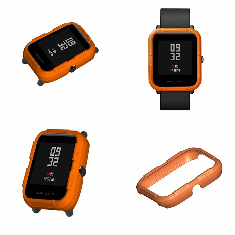 YUEDAER получехол защитный чехол для Xiaomi Amazfit Bip чехол для смарт часов защитные аксессуары для Amazfit Bip оранжевый