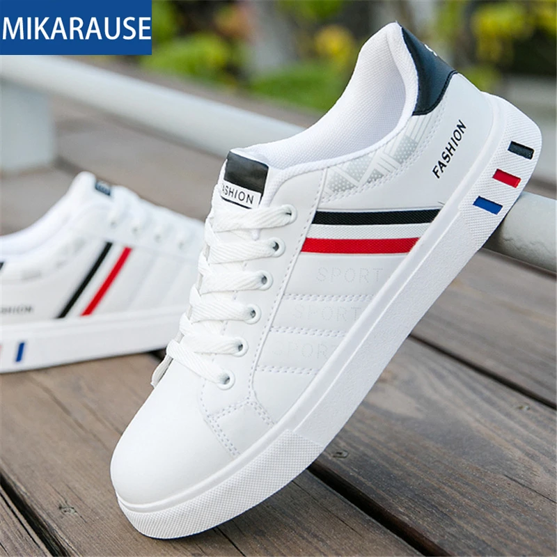 mens white casual trainers