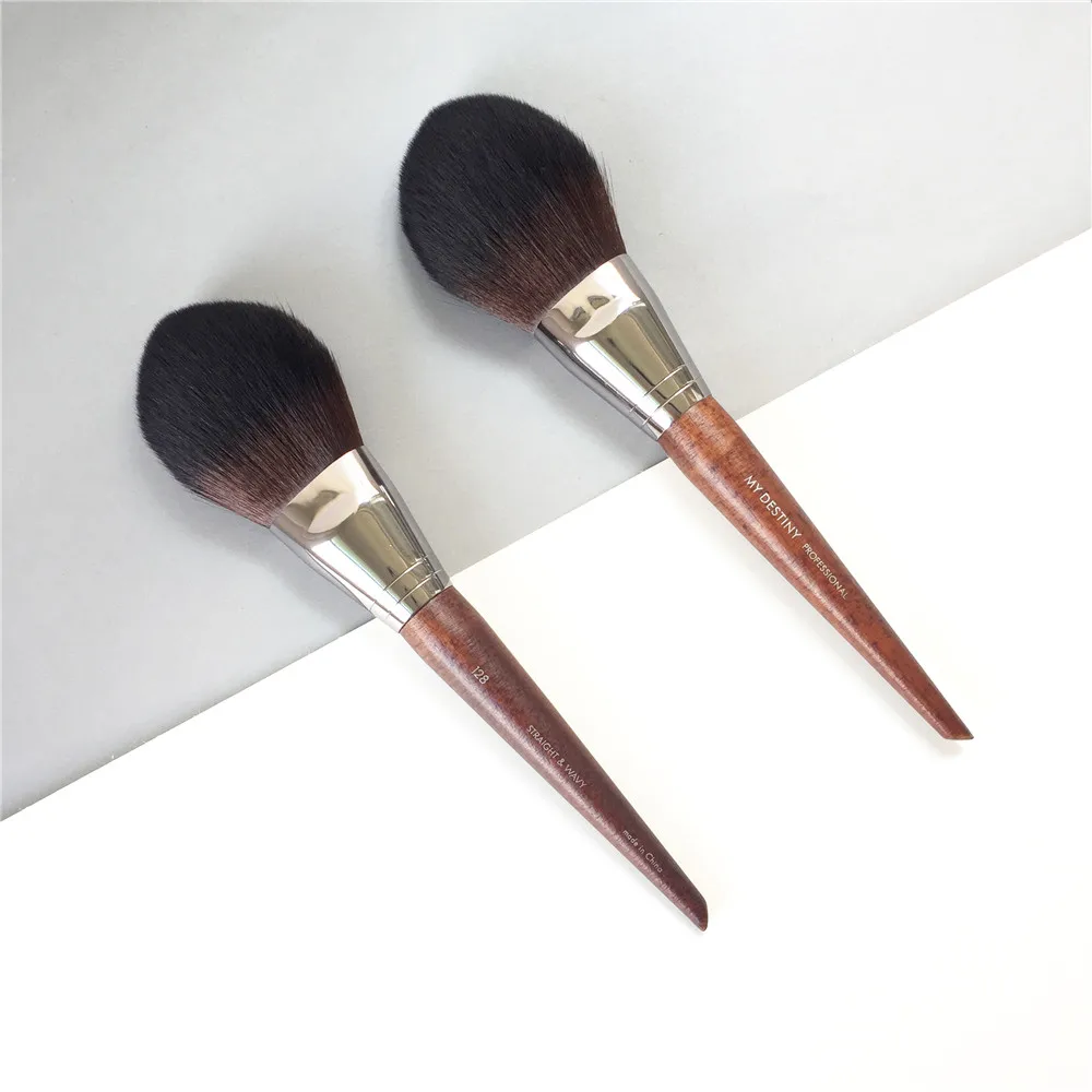 

My Destiny Precision Ppowder Brush 128 -Very Soft Hair Pefect for Loose and compact powders Blush- Beauty Makeup Blending Tools