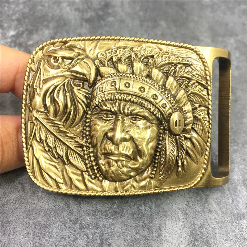 3D Chief Carved Belt Buckle (8)