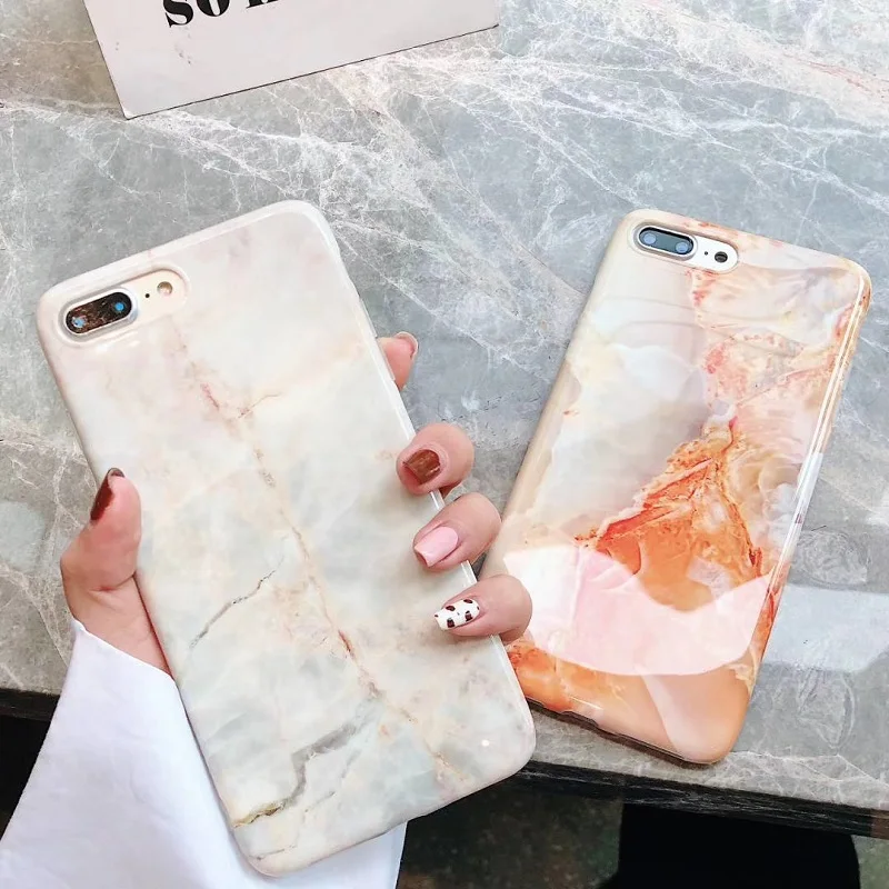 

Luxury Glossy Marble Veins Phone Case For iPhone X XS XR 6 6S 7 8 Plus For iPhone XS MAX Cases Fashion Dreamlike TPU Cover