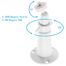 KKMOON Крытый Открытый M6/6 мм металлическое регулируемое крепление настенного стола потолочный кронштейн безопасности для камеры Arlo/Arlo Pro