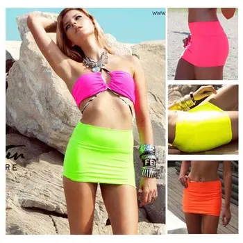 

NEW Womens Pencil Mini Skirt Stretchy Summer short sexy Elasticated Bodycon Sizes 8-22