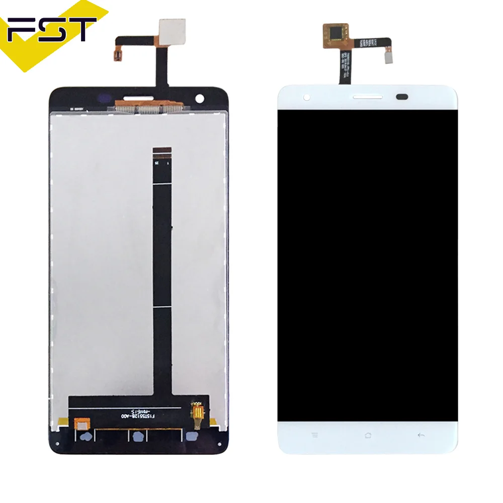 Cena Czarny biały złoty 5.5 dla Oukitel K6000 Pro wyświetlacz LCD i montaż digitizera ekranu dotykowego części zamienne + narzędzia