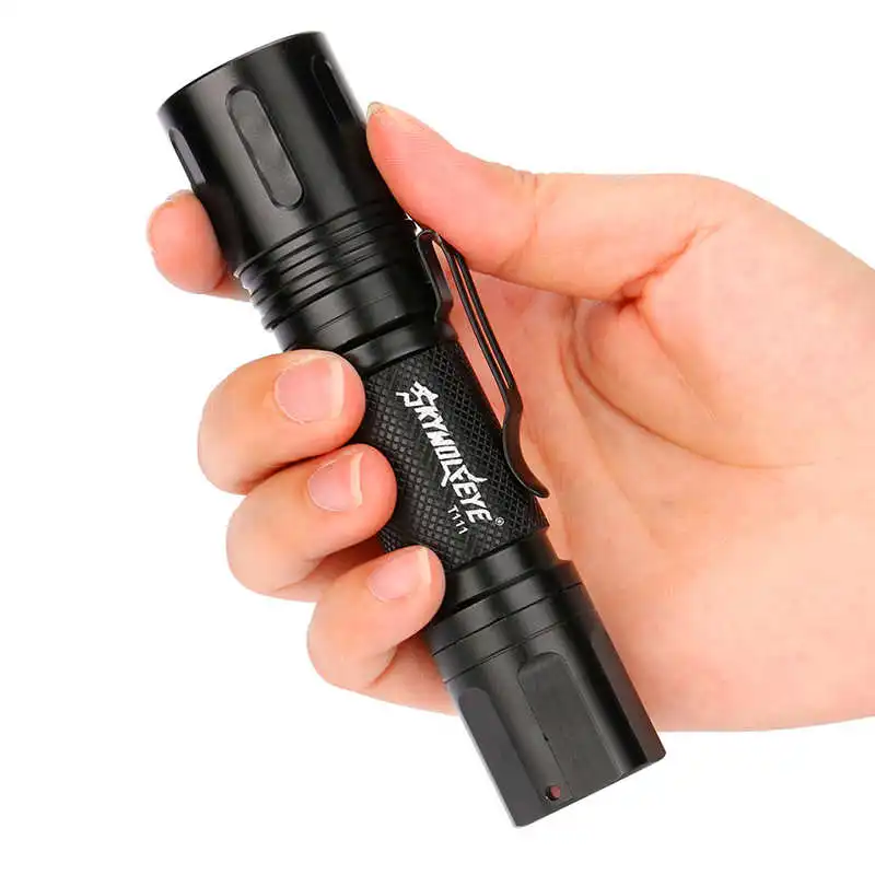 10000LM Zoomable Tactical Military LED 18650 Flashlight Torch Lamp Light powerful led flashlight torch flashlight t6 #4A30 (13)