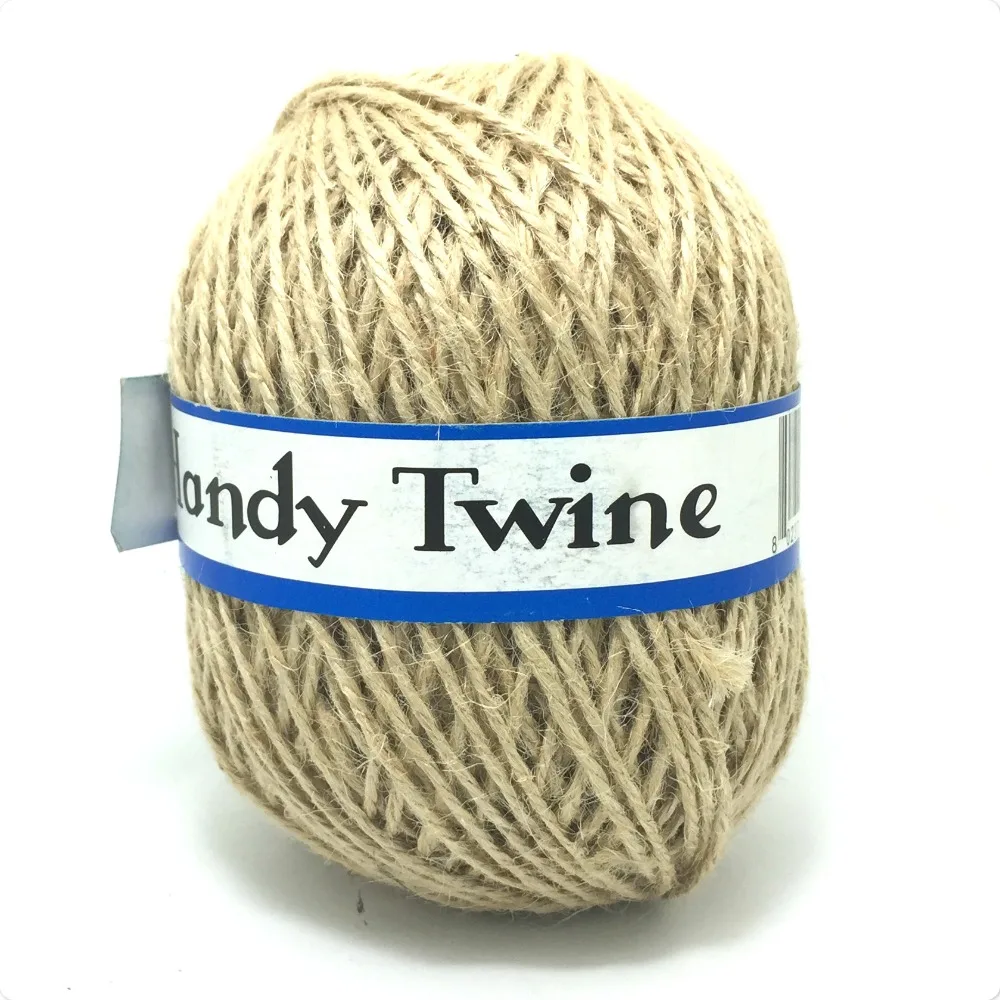 About1.5MMX50m/roll Natural Twine Cord Hemp Jute Rope String Gift Packing Hang Tag String For