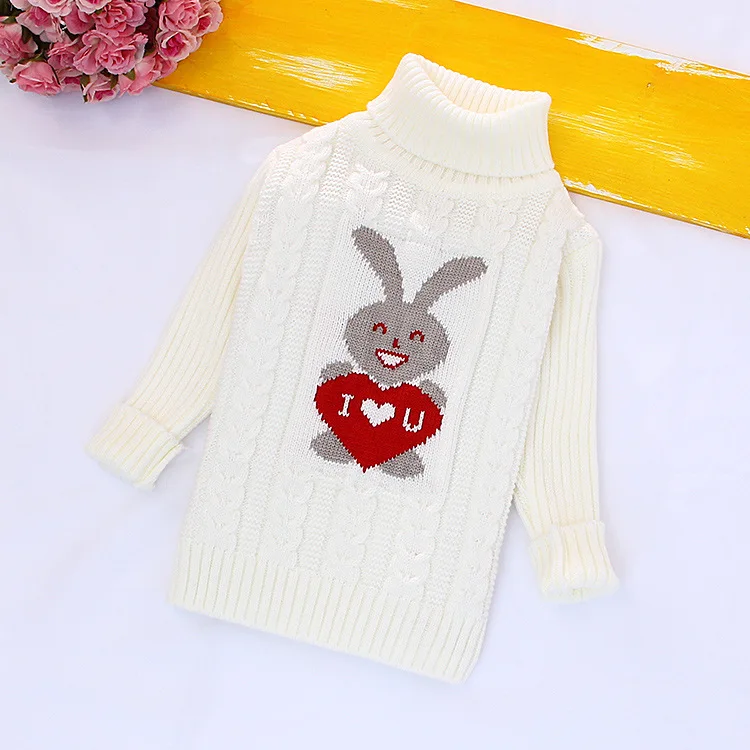 

new year girls sweater Autumn winter children clothing kids clothes cute knitted pullovers baby girl clothes girls sweaters