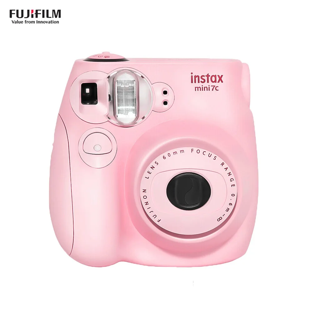 2 цвета Fujifilm Instax Mini 7C камера кофе и розовый цвет для Polaroid мгновенной фотопленки