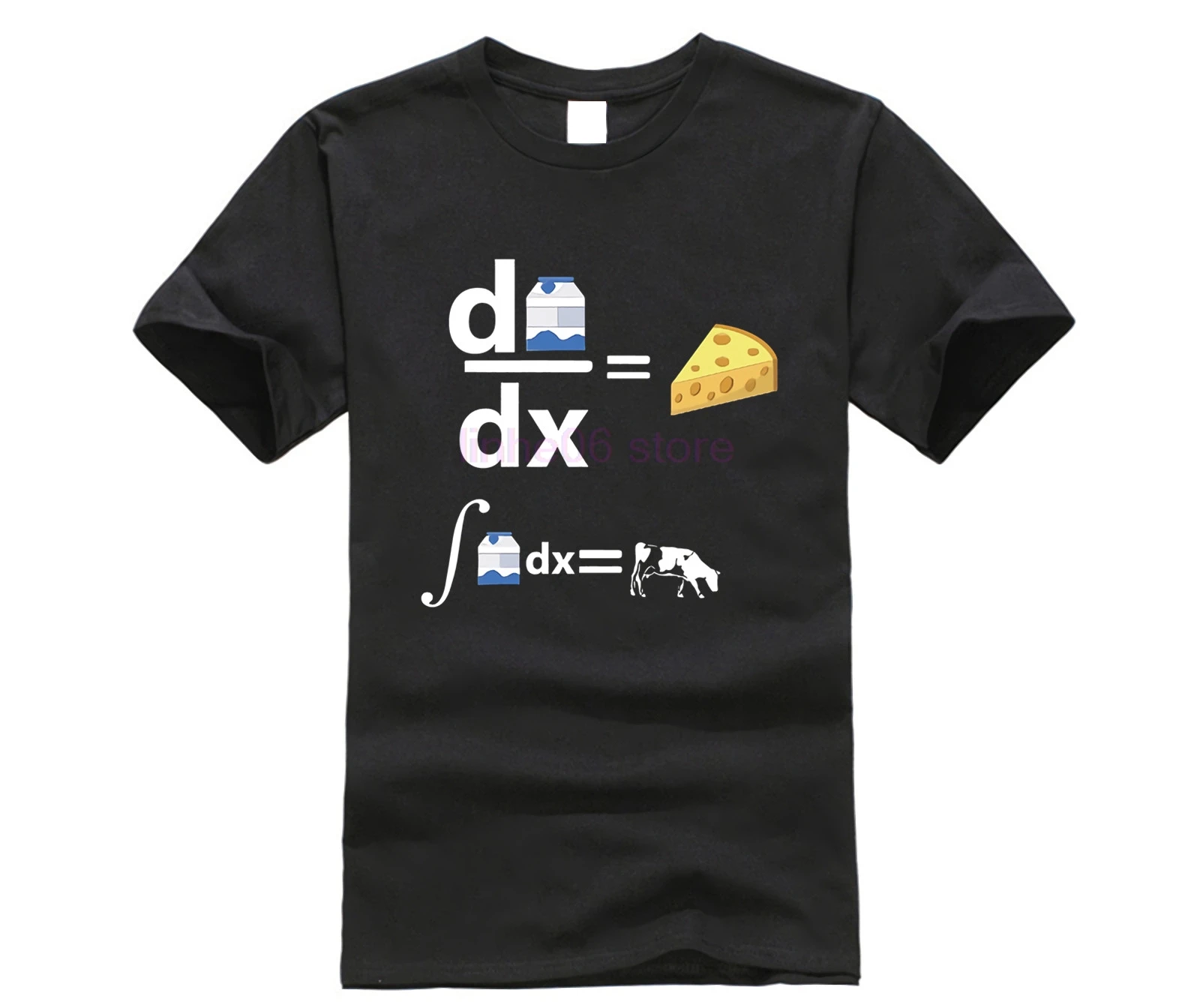 الحليب التفاضلية هو الجبن الرياضيات T قميص مضحك صيغة المهوس Camiseta أوم معكوس حساب من الحليب هو البقر التي شيرت الاتحاد الأوروبي حجم