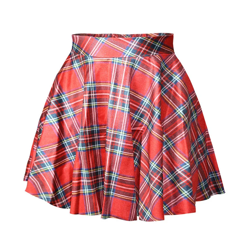 Sisjuly 2018 Women plaid skirt Vintage Japan style Summer high waist ...