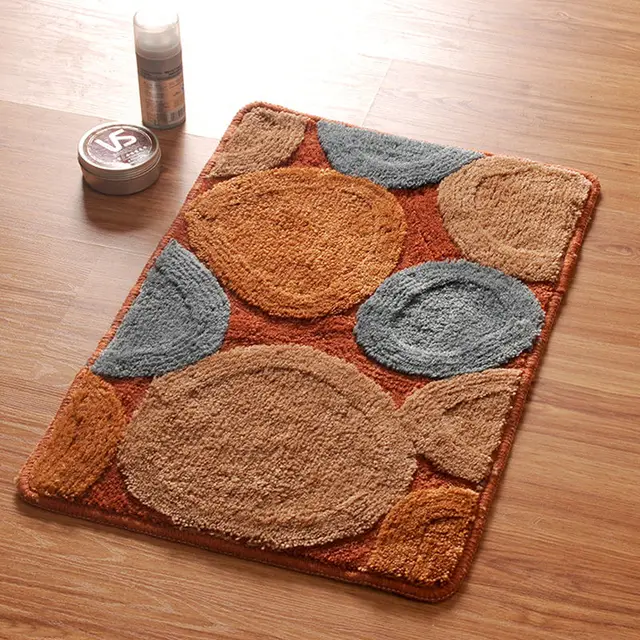 Tapetes de baño de diseño Redondo, juego de alfombras y alfombras de