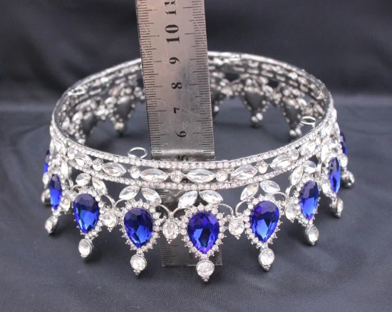 SHOSIXUAN Hot European Designs Vintage Peacock Crystal Tiara Wedding Crown Bridal Tiara Accessories Rhinestone Tiaras Crowns (9)