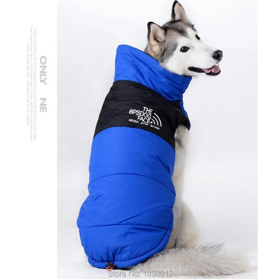 17-35 дюймов Большая собачка одежда теплая зимняя куртка с котом Лыжная одежда для больших золотых ретривер колли тибетский мастиф