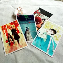 ZENGIA Telas лоскутное Tissu холст ткань Винтаж Hanfu девушка цифровая печать живопись хлопок ткань для лоскутов/ремесло/сумка/кошелек