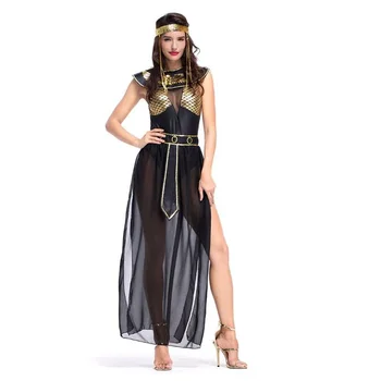 

Sexy Egyptian Goddess Arabia Princess Costume Western Movie Leia Prisoner Dress Costume High Quality Halloween Cospaly Clothes