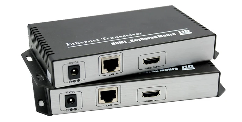 120 м HDMI KVM удлинитель с USB через lan кабель Поддержка клавиатуры и мыши