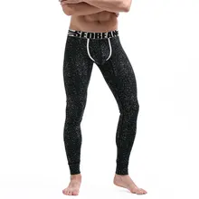 Новинка, зимняя мужская мода, сексуальные кальсоны, хлопок, термобелье, пинта, теплые, тонкие, длинные, леггинсы, штаны, высокое качество