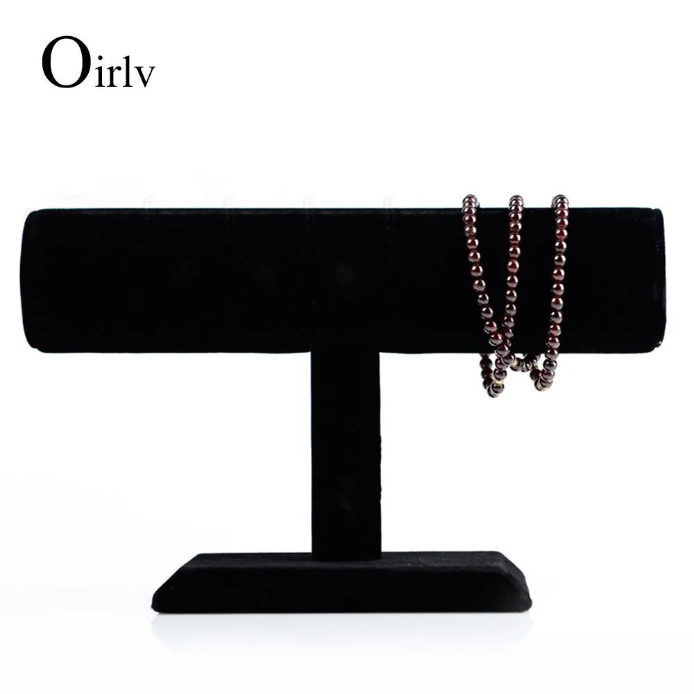 Oirlv T-Bar Bracelet Watch Necklace Stand Jewelry Display Holder Jewelry Organizer (14)