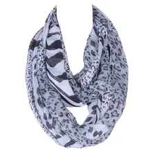 2018 Brand New Fashion Women Ring Loop Scarves Leopard Print Cowl Neck Scarf All-match Lady Soft Infinity Scarf 180*80 CM infinity scarf new fashion women scarves plaid печать кольцо шарфы кольцо украдено 2018 jeouly