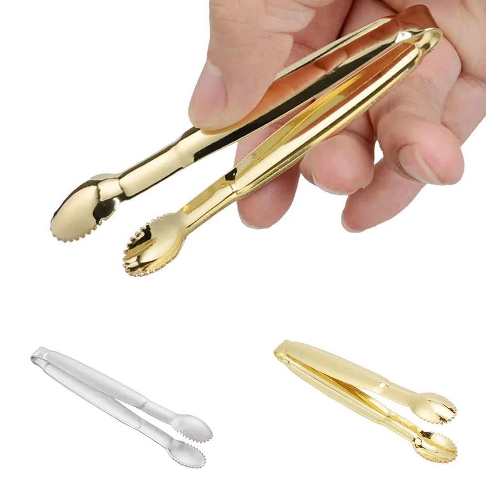 

Zigzag Clamp Handhold Dessert Tweezer Cube Sugar Stable Easy Take Kitchen Supplies Food Tong Heat Resistant Stainless Steel