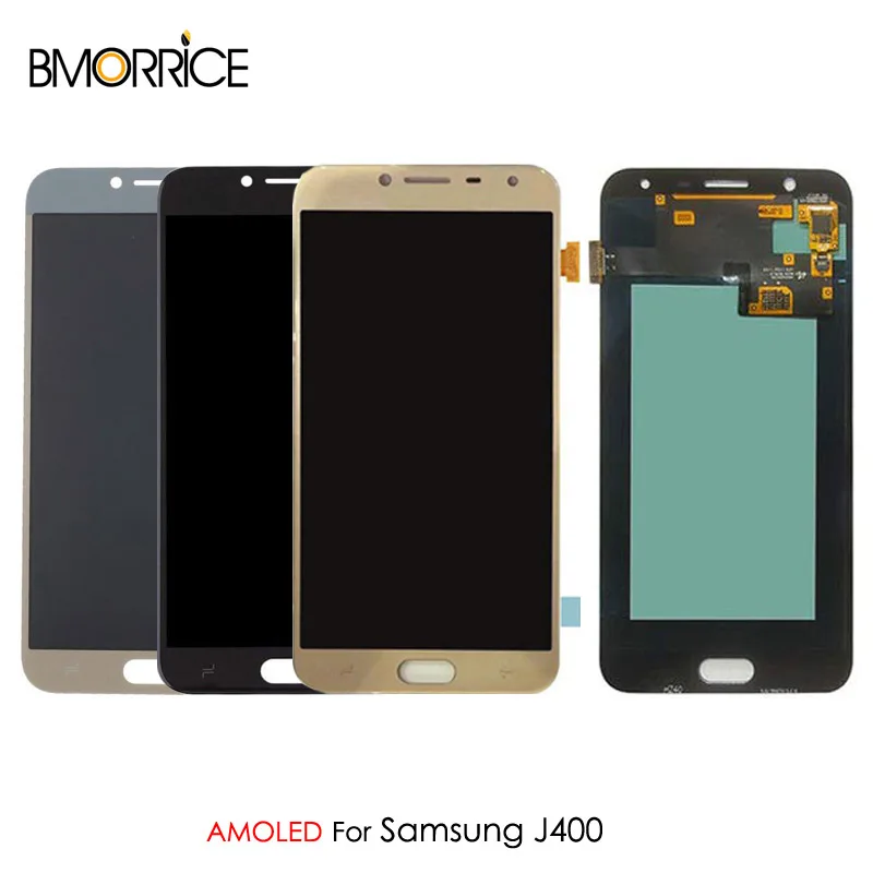 100 шт. AMOLED для Samsung Galaxy J4 J400 ЖК дисплей OLED кодирующий преобразователь сенсорного
