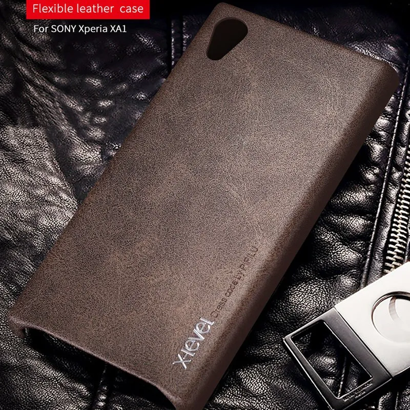 

X-Level Luxury Leather Case For Sony Xperia XA1 Back Cover for Sony XA1 G3121 G3125 G3123 Dual Sim G3112 G3116 Vingate Case