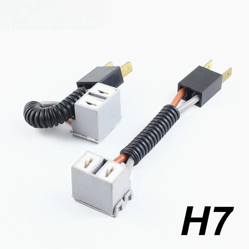 10 шт. керамические светодиодные лампы h4 h7 9003 H8 H11|connector led|connector 12vconnector auto |