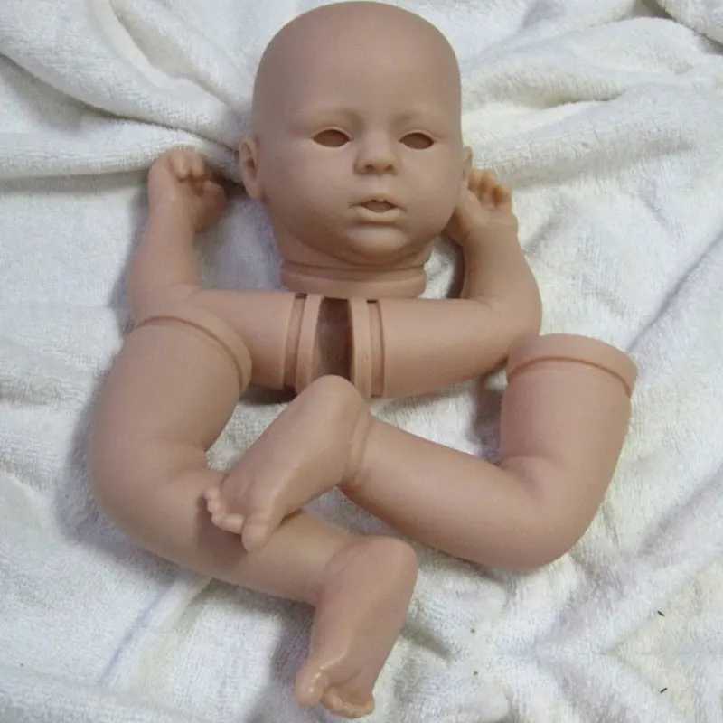 

Kits dk-4 DIY Simulation Silicone Reborn Doll Babies Kits 18 inches Silicone Baby Doll Accessories for DIY Toy Newborn Doll Kits