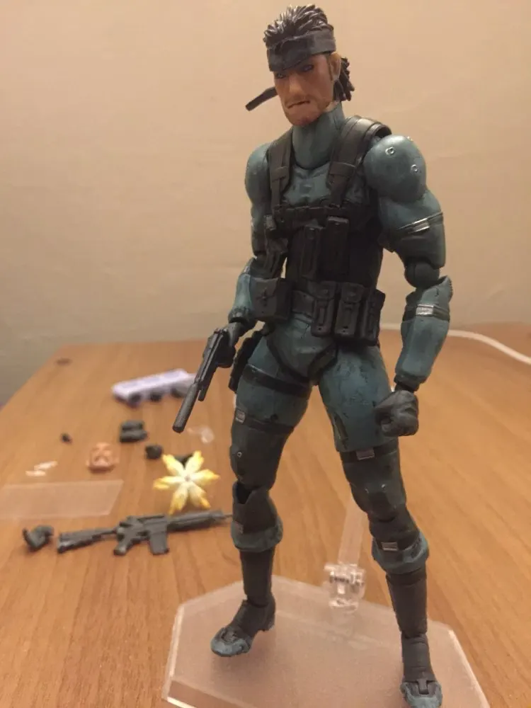 Figma 243 METAL GEAR SOLID 2: SONS OF LIBERTY 15 см змея ПВХ фигурка Коллекционная модель игрушки