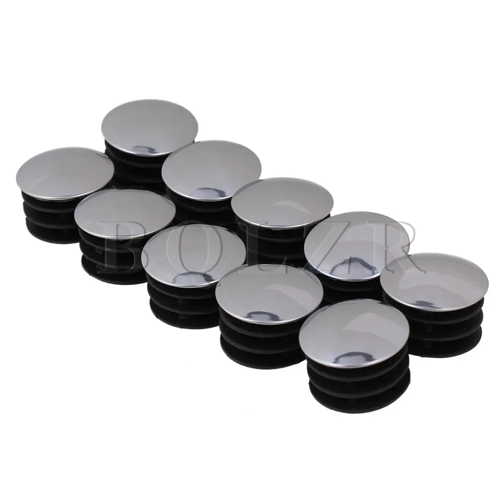 Втулка для труб BQLZR 10x из алюминиевого сплава 2 5 см серебристая|plastic cap plugs|insertinsert plug