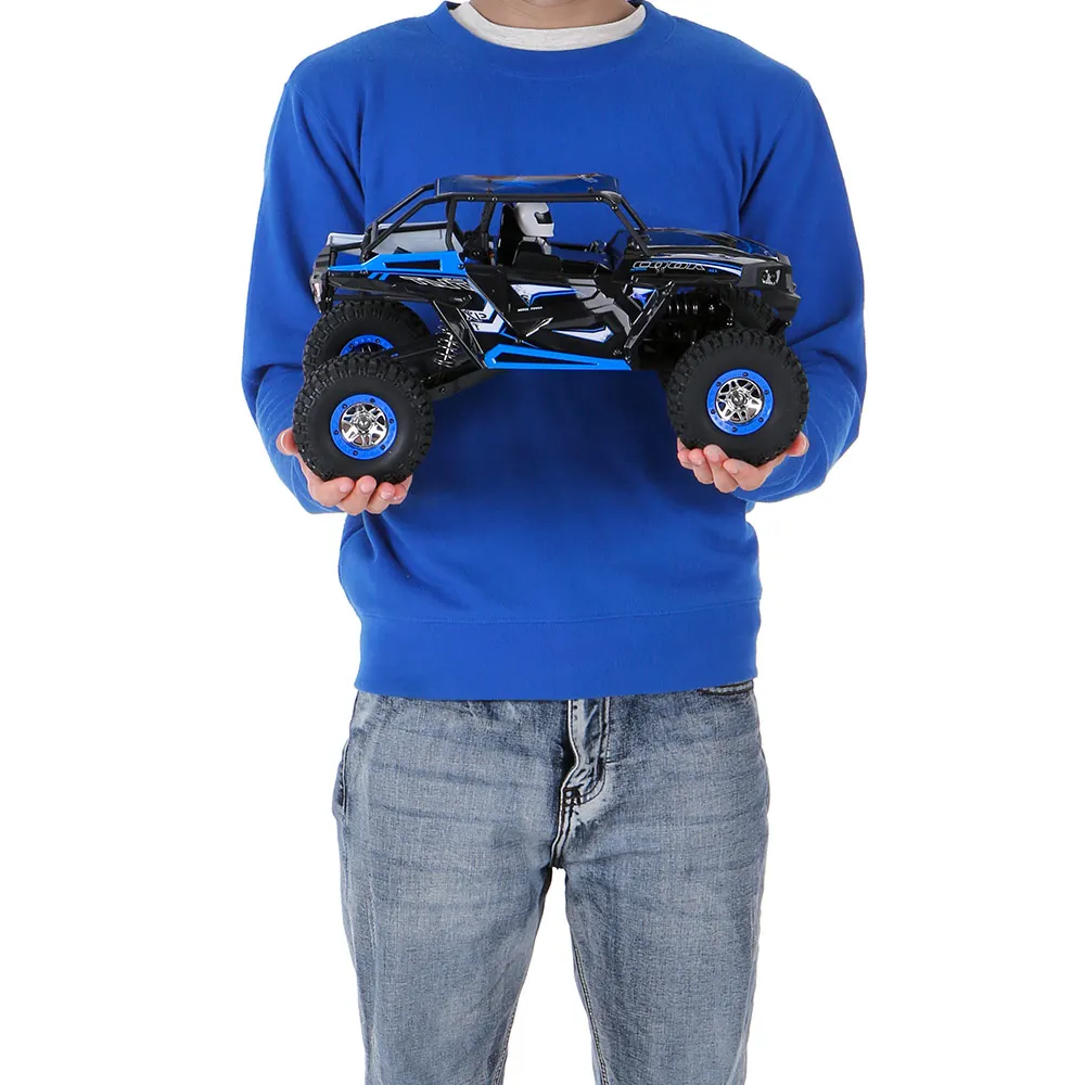 Wltoys 10428-B 1:10 RC Автомобиль 2,4G 2CH 4WD 30 км/ч Электрический матовый внедорожный Рок Гусеничный светодиодный фонарь RTR RC альпинистский автомобиль