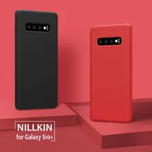 Для samsung Galaxy S10 Plus чехол Nillkin Flex чистый класса люкс из жидкого силикона мягкий на ощупь для samsung S10 Plus чехол для телефона